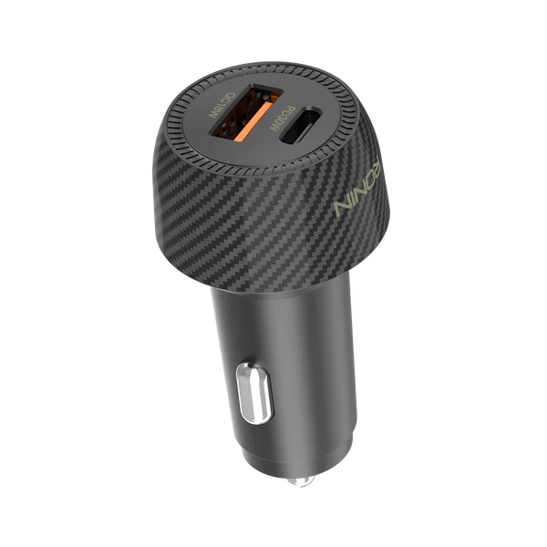 Ronin R-2505 48W Fast Car Charger | Dual Port (QC 3.0 & PD 3.0) with Smart Protection