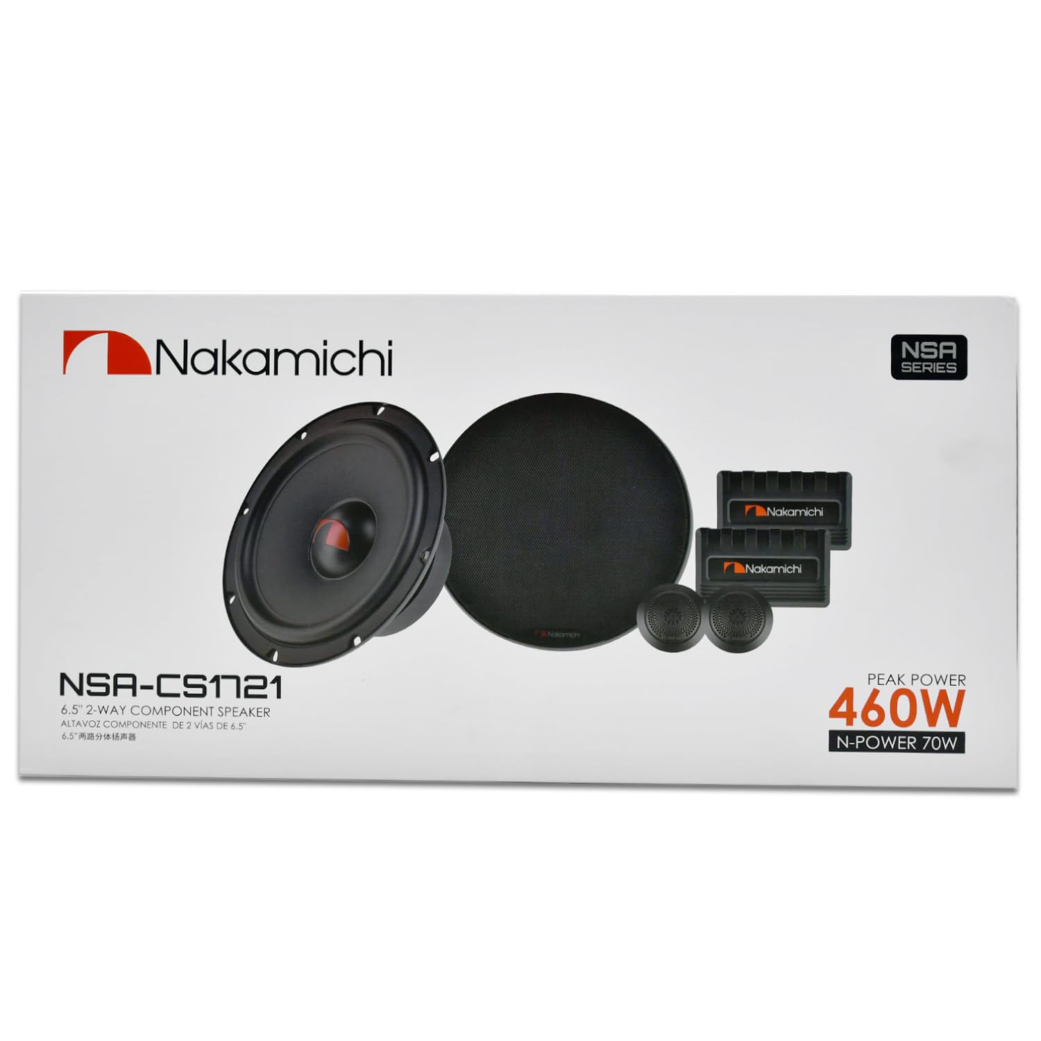 Nakamichi NSA-CS1721 6.5" 2-Way Component Speaker System