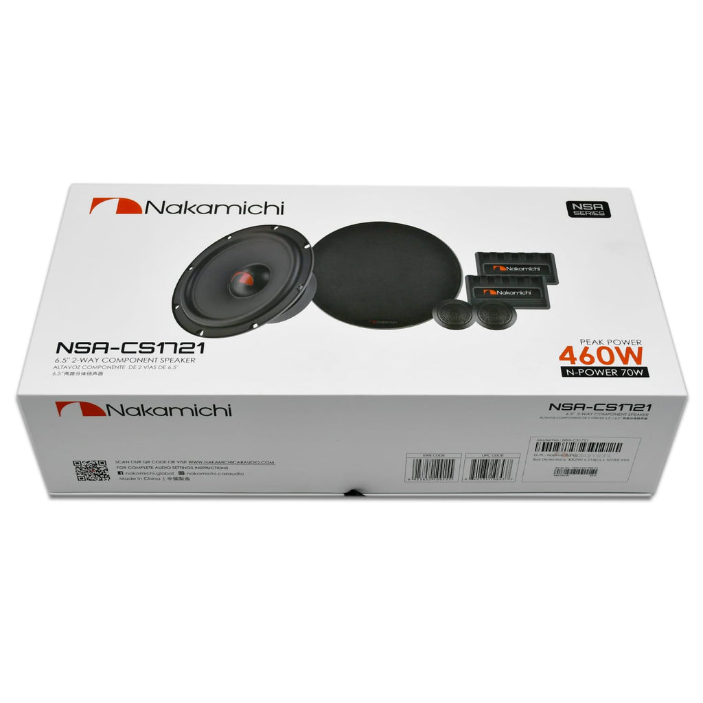 Nakamichi NSA-CS1721 6.5" 2-Way Component Speaker System
